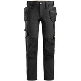 Snickers 6271 Full Stretch Werkbroek met Holsterzakken - Zwart/Zwart