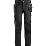 Snickers 6271 Full Stretch Werkbroek met Holsterzakken - Zwart/Zwart