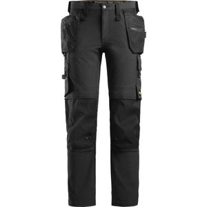 Snickers 6271 Full Stretch Werkbroek met Holsterzakken - Zwart/Zwart