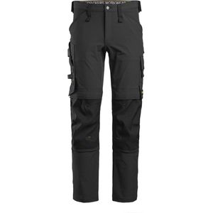 Snickers 6371 Full Stretch Werkbroek - Zwart/Zwart