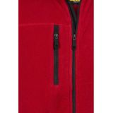 Snickers 8022 AllroundWork POLARTEC® Fleece Jack Chilirood/Zwart maat XS