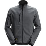 Snickers 8022 AllroundWork POLARTEC® Fleece Jack Staalgrijs/Zwart maat XL