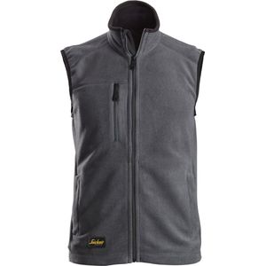 Snickers 8024 AllroundWork POLARTEC® Fleece Bodywarmer Staalgrijs/Zwart maat XXL