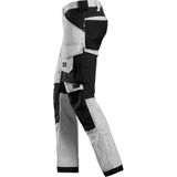 Snickers 6341 Stretch Werkbroek | Wit/Zwart