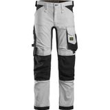 Snickers 6341 Stretch Werkbroek | Wit/Zwart