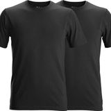 Snickers 2529 T-shirt 2-pak - Zwart