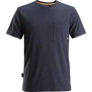 Snickers 2598 AllroundWork 37.5® T-shirt met Korte Mouwen Marineblauw maat XS