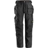Snickers 6224 AllroundWork, Canvas+ Werkbroek met Holsterzakken - Zwart/Zwart