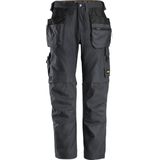Snickers 6224 AllroundWork, Canvas+ Werkbroek met Holsterzakken - Staal Grijs/Staal Grijs