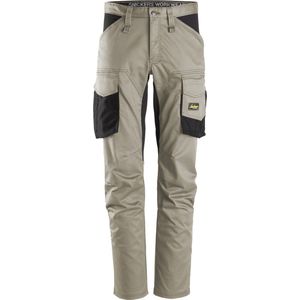 Snickers 6803 AllroundWork, Werkbroek zonder Kniezakken - Khaki/Zwart
