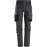 Snickers 6803 AllroundWork, Werkbroek zonder Kniezakken - Staal Grijs/Zwart