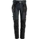 Snickers 6972 FlexiWork, Werkbroek met afneembare Holsterzakken - Staal Grijs/Zwart