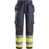 Snickers 6263 ProtecWork, Werkbroek Holsterzakken High-Vis Klasse 1 - Donker Blauw/High Vis