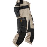 Snickers 6142 AllroundWork, Stretch Pirate Broek met Holsterzakken - Khaki/Zwart