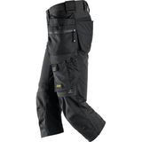 Snickers 6142 AllroundWork, Stretch Pirate Broek met Holsterzakken - Khaki/Zwart