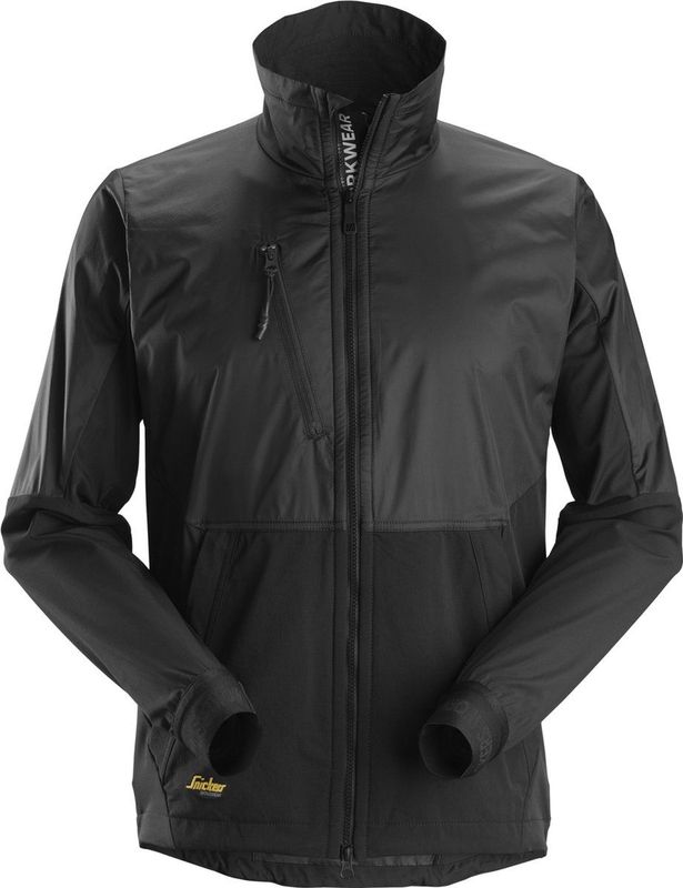 Snickers 1948 LiteWork Hybride windjack Zwart maat XS