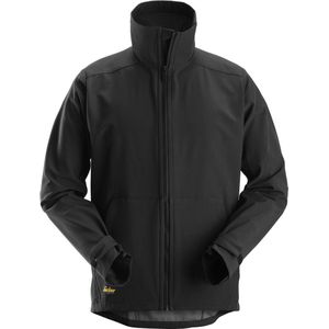 Snickers 1205 AllroundWork, Winddichte Soft Shell Jack - Zwart - XXL