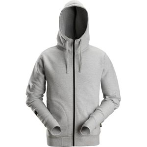 Snickers - 2890 AllroundWork - Hoodie - Lichtgrijs melange - Volledige Rits
