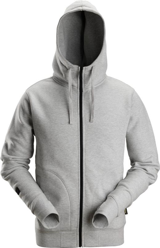 Snickers - 2890 AllroundWork - Hoodie - Lichtgrijs melange - Volledige Rits