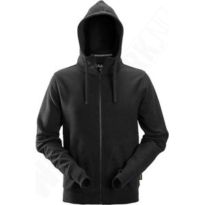 Snickers 2890 AllroundWork Trui Met Capuchon Volledige Rits - Grijs Melange - Maat M