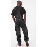 Snickers 6051 AllroundWork, Stretch Bib & Brace broek - Staal Grijs/Zwart