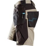 Snickers - 6110 LiteWork 37.5® - Korte Werkbroek - Khaki - Met Holsterzakken