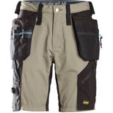 Snickers - 6110 LiteWork 37.5® - Korte Werkbroek - Khaki - Met Holsterzakken