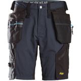 Snickers LiteWork Korte Werkbroek - Zwart - Sneldrogend - CORDURA® Versterkt