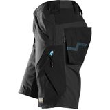 Snickers 6112 LiteWork, 37.5® Korte Werkbroek - Zwart/Zwart - 52