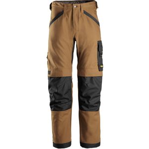 Snickers - AllroundWork Canvas+ 6324 - Werkbroek - Zwart - Stretch Canvas+ - CORDURA® Verstevigingen