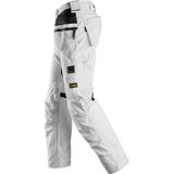 Snickers 6224 AllroundWork, Canvas+ Werkbroek met Holsterzakken - Wit/Wit