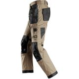 Snickers 6224 AllroundWork, Canvas+ Werkbroek met Holsterzakken - Khaki/Zwart