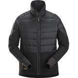 Snickers - 1902 FlexiWork - Werkjack - Zwart - Elastisch - Repreve® Isolatie