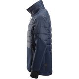 Snickers 1902 FlexiWork Hybride Jack Marineblauw/Donkermarineblauw melange maat XS