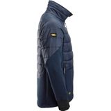 Snickers 1902 FlexiWork Hybride Jack Marineblauw/Donkermarineblauw melange maat XS