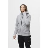 Snickers 2897 AllroundWork, Dames Hoodie met Rits - Gemeleerd Grijs