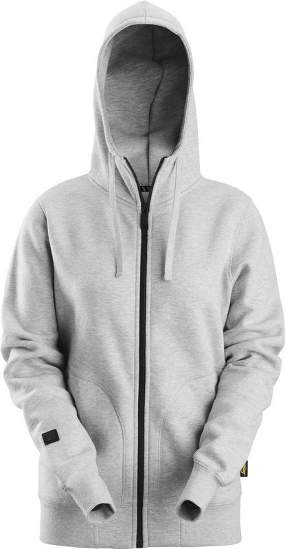 Snickers 2897 AllroundWork, Dames Hoodie met Rits - Gemeleerd Grijs