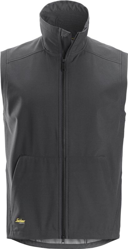Snickers 4505 AllroundWork Windproof Soft Shell Bodywarmer Staalgrijs maat 018