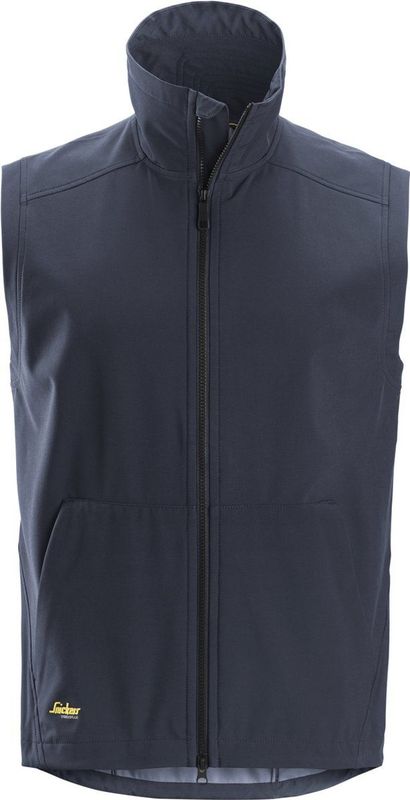 Snickers - 4505 AllroundWork - Soft Shell Bodywarmer - Marineblauw