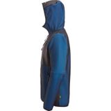 Snickers 8044 FlexiWork - Tussenlaag Hoodie met Rits - Kobaltblauw/Zwart