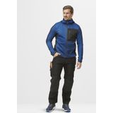 Snickers 8044 FlexiWork - Tussenlaag Hoodie met Rits - Kobaltblauw/Zwart