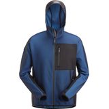 Snickers 8044 FlexiWork - Tussenlaag Hoodie met Rits - Kobaltblauw/Zwart