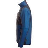 Snickers - 8045 FlexiWork - Tussenlaag Jack - Blauw/Zwart - Gerecycled Polyester