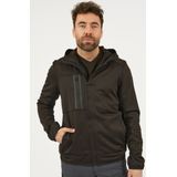 Snickers - 8058 AllroundWork Fleece Hoodie - Zwart - 100% Gerecycled Polyester