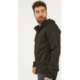 Snickers 8058 Fleece Hoodie - Khakigroen - 100% Gerecycled Polyester