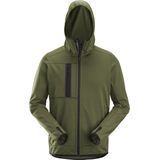 Snickers 8058 Fleece Hoodie - Khakigroen - 100% Gerecycled Polyester