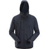 Snickers 8058 Fleece Hoodie - Marineblauw - 100% Gerecycled Polyester