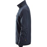 Snickers 8059 AllroundWork Fleece Jack met Rits Marineblauw maat XS
