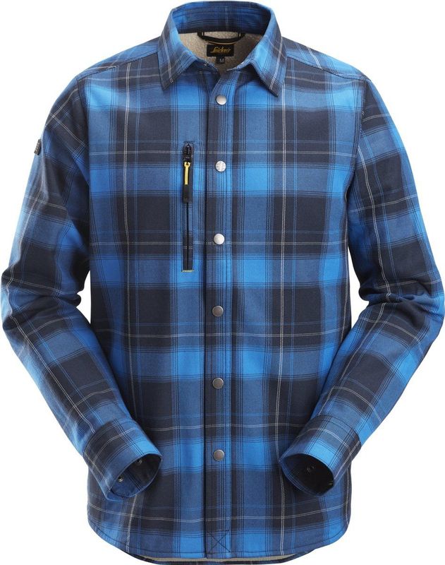 Snickers 8522 AllroundWork Isolerend Shirt Blauw/Marineblauw maat XS