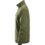Snickers 8059 AllroundWork, Fleece Jack met Rits - Khaki Groen